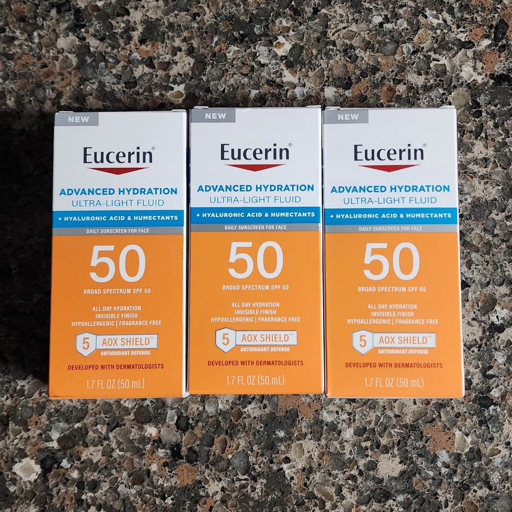 Eucerin Advanced Hydration SPF 50 Sunscreen